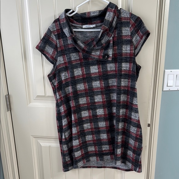 Ricki’s Tunic style Plaid Top - Picture 1 of 3